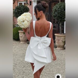 Carrie Mini Dress - Ivory